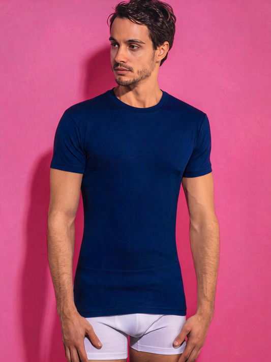 3'Lü Modal Sıfır Yaka T-Shirt