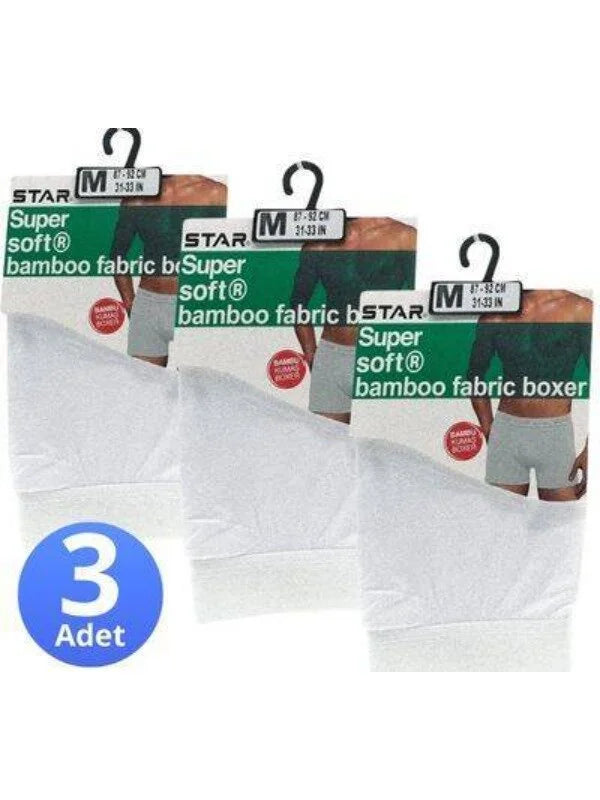 3'Lü Bambu Jakar Kemer Boxer