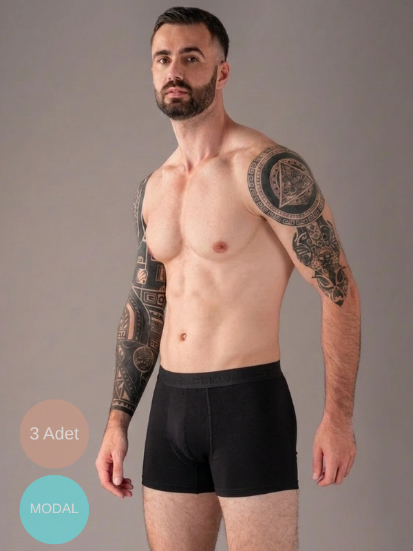 3'Lü Modal Jakar Kemer Boxer
