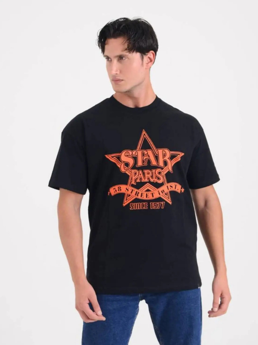 Oversize Star Paris T-Shirt